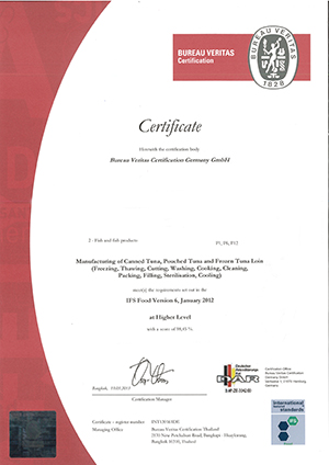 ifs certificate